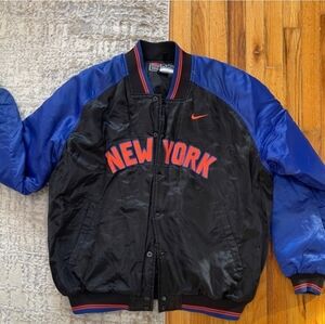 Nike vintage NY Knicks Bomber Varsity jacket sz XXL 2XL